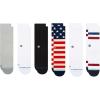 imageStance Crew 6Pack Bundle Icon and Americana Cotton Blend and Cushioning Arch Support Large