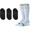 imageStance Performance Socks Bundle for Men ampamp Women  Compression OTC  Ultralight Tab 3Pack Premium Comfort Moisture Control ampamp Recovery Fit Large Periwinkle Blue ampamp Black
