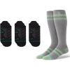 imageStance Socks Bundle  Compression OTC ampamp Ultralight Performance 3Pack for Men ampamp Women Comfort ampamp Support Large Kaden Grey ampamp Black