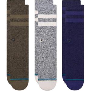 Stance Casual Cotton Crew Joven Socks 3-Pack, Cotton Blend and Cushioning Arch Support(Multicolor Joven)