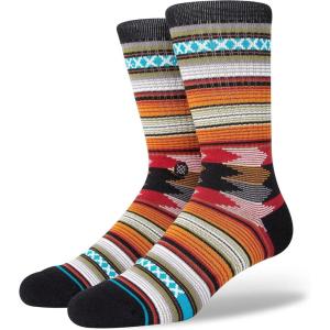 Stance Men’s Baron Crew Socks (Large, Black)