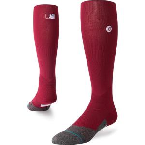 Stance Men’s MLB Diamond Pro OTC Baseball Socks(Maroon)