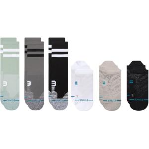 Stance Performance Crew + Tab 6-Pack Bundle, Multicolor, Medium