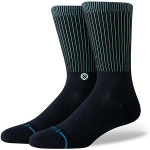 Stance unisex-adult Icon Pop Crew(Black Teal)