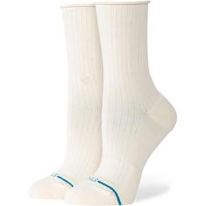 Stance womens Rolled Cuff Quarter(Ivory)