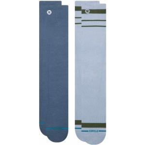 Stance Compression OTC Socks Bundle, 15-20mmHg, Sea Blue & Periwinkle, Large