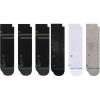 imageStance Ultralight amp Light Performance Crew Socks Bundle  Franchise Black amp Multicolor Large 6 Pairs