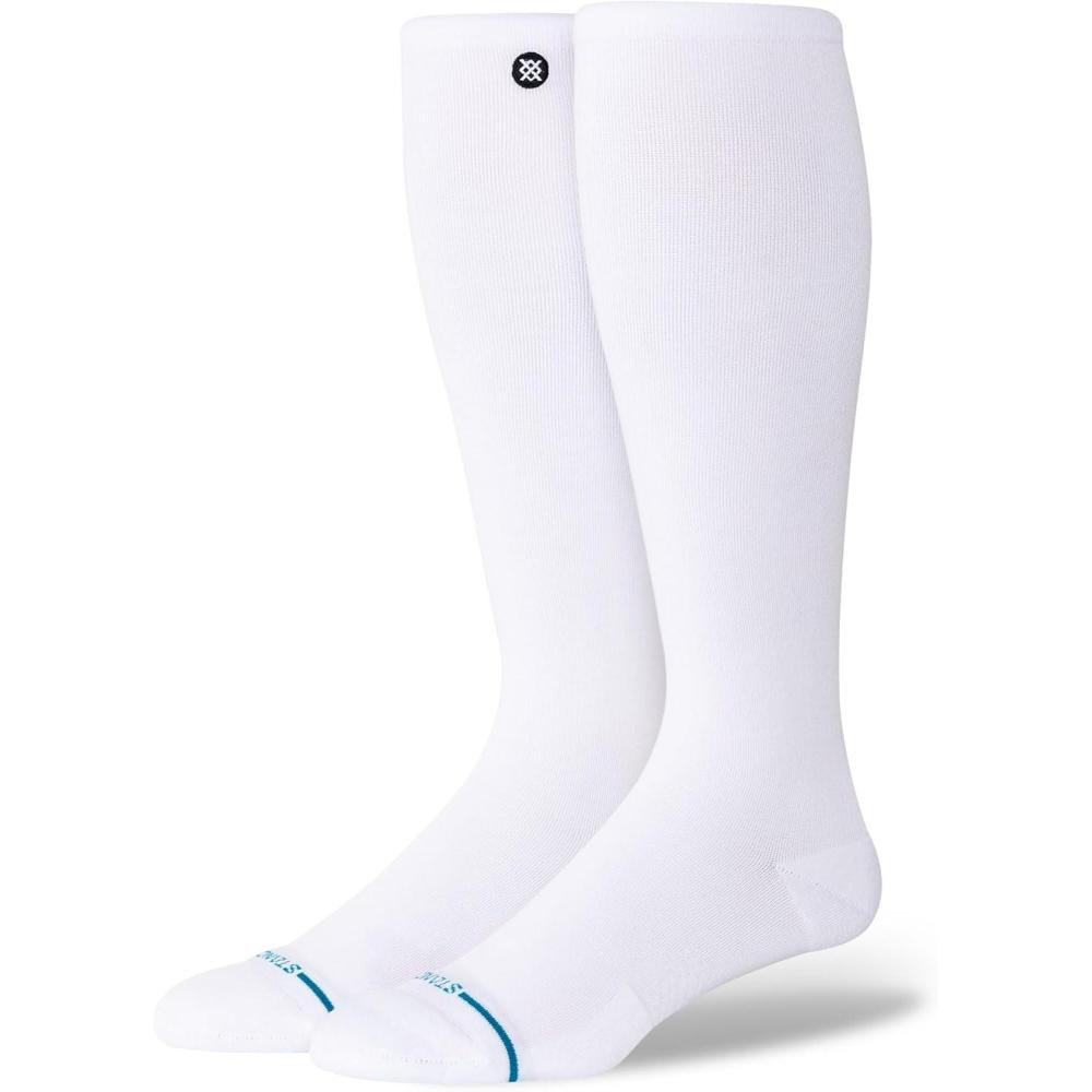 imageStance Compression OTC Socks for Men amp Women Over the Calf Mid Grade 1520mmHg CompressionWhite