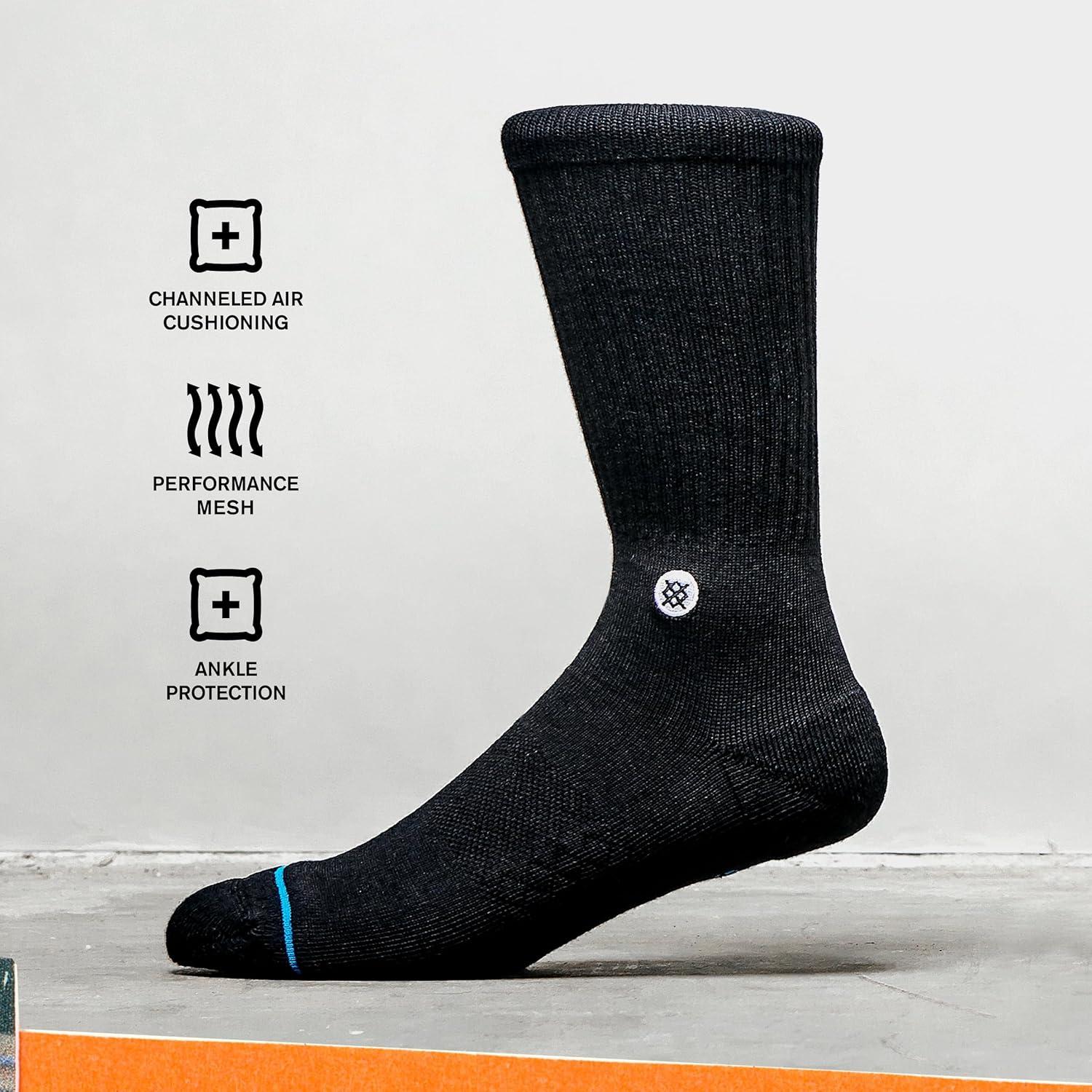 imageStance Divided Wool Performance Hiking Crew SockBlue