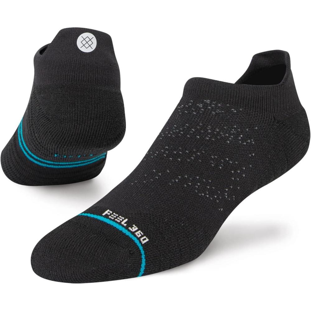 imageStance Athletic Tab Socks for Men and Women Performance Mesh and Cushioning FEEL360 Technology Black MD US Mens Shoe 685 Womens Shoe 8105 One Size