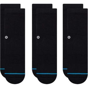 Stance Boy’s Icon ST 3-Pack (Toddler/Little Kid/Big Kid) Black MD (11 Little Kid – 1 Little Kid Shoe Size)