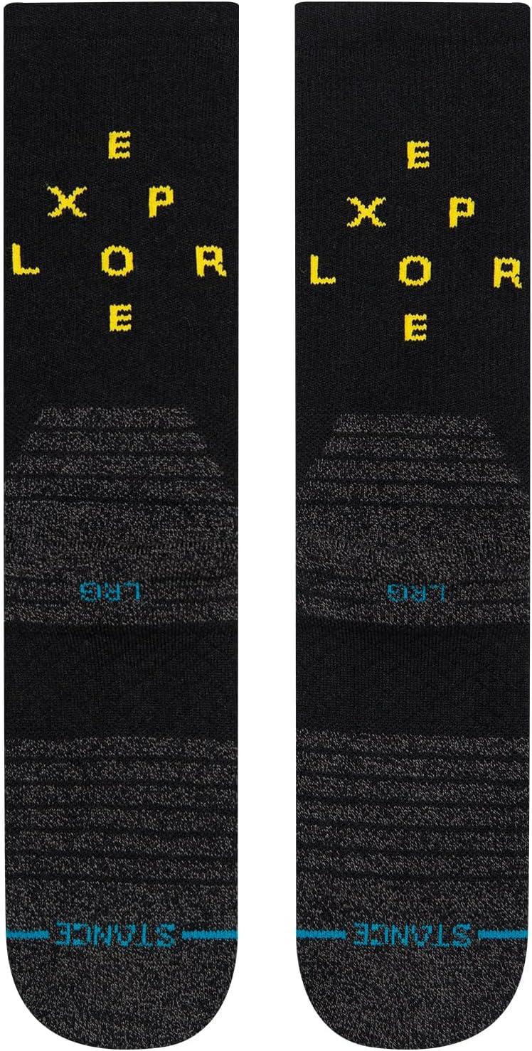 imageStance Crew Exploration Socks Medium Black